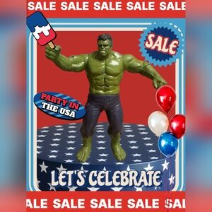 Marvels Incredible Hulk 2016 Hasbro Action Figure Toy - Moves, Talks, Lights up